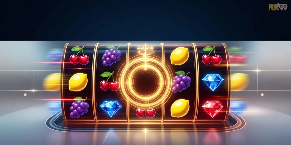 Hình minh họa khái niệm quay nổ hũ 69vn với các biểu tượng jackpot hấp dẫn